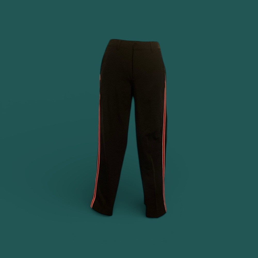 Haute Monde Black Pants with Pink Accents